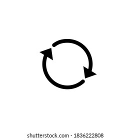Refresh icon vector for graphic design