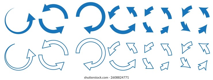Refresh icon vector. Green recycle vector icon symbol. Repeat and reload icons set and arrow rotation circle. Sync icon symbol convert button sign