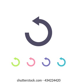 refresh icon. vector illustration