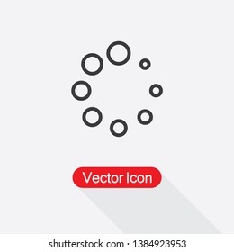 Refresh Icon Vector Illustration In Flat Style Eps10