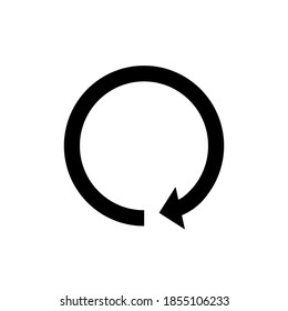 Refresh icon, vector illustration. Flat design style. vector refresh icon illustration isolated on white background, refresh icon Eps10. refresh icons graphic design vector symbols.