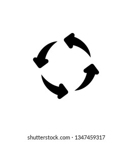 Refresh Icon Vector Illustration Logo Template