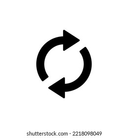 Refresh icon vector illustration. Reload sign and symbol. Update icon.