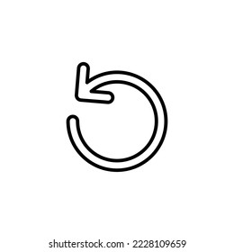 Refresh icon vector illustration. Reload sign and symbol. Update icon.