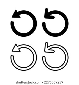 Refresh icon vector illustration. Reload sign and symbol. Update icon.