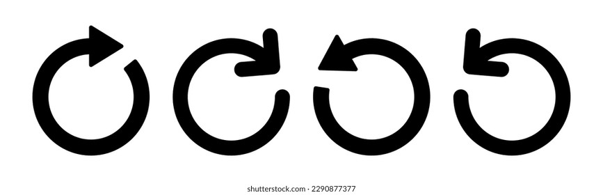 Refresh icon vector illustration. Reload sign and symbol. Update icon.