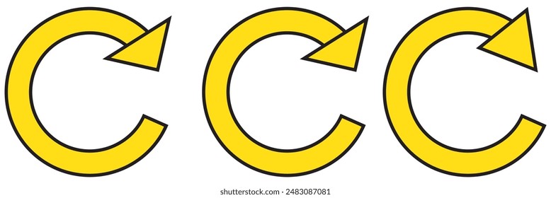 Actualizar la Ilustración vectorial de iconos. Recargar signo y símbolo. Icono de Actualizar.