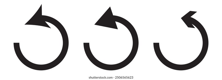 Refresh icon vector illustration. Reload sign and symbol. Update icon.