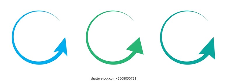 Refresh icon vector illustration. Reload sign and symbol. Update icon.