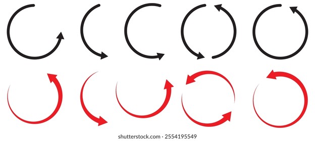 Refresh icon vector illustration. Reload sign and symbol. Update icon.