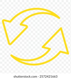 Refresh icon vector illustration. Reload sign and symbol. Update icon. eps 10.