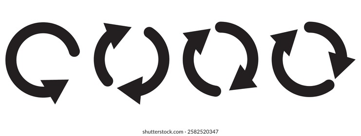 Refresh icon vector illustration. Reload sign and symbol. Update icon.