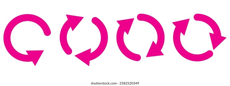 Refresh icon vector illustration. Reload sign and symbol. Update icon.