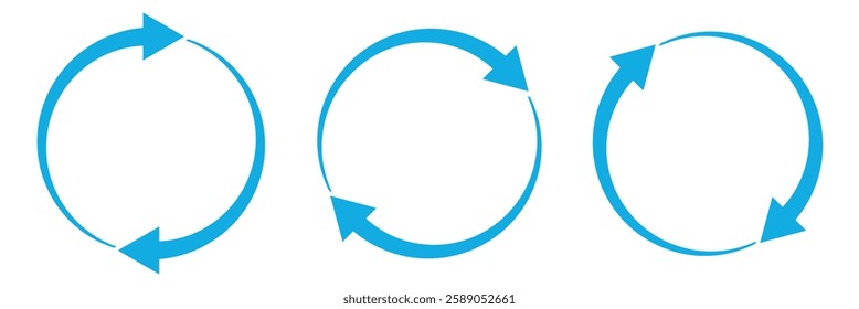 Refresh icon vector illustration. Reload sign and symbol. Update icon. circular arrow icon, refresh, reload icon vector illustration on a white background. 