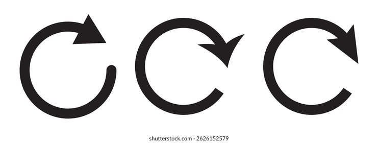 Refresh icon vector illustration. Reload sign and symbol. Update icon. 