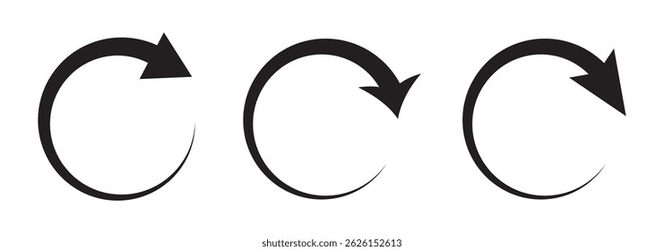 Refresh icon vector illustration. Reload sign and symbol. Update icon. 
