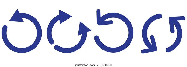 Refresh icon vector illustration. Reload sign and symbol. Update icon.