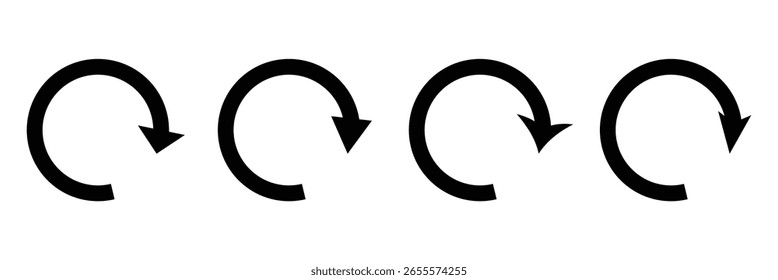 Refresh icon vector illustration. Reload sign and symbol. Update icon . EPS 10 .