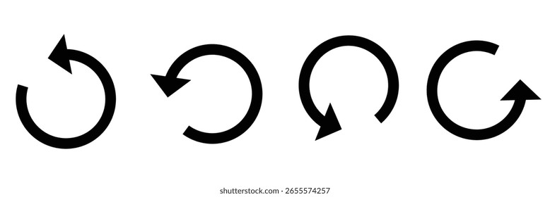Refresh icon vector illustration. Reload sign and symbol. Update icon . EPS 10 .