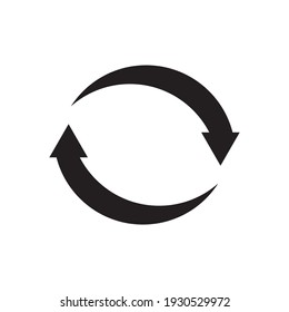 refresh icon vector illustration sign