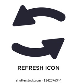 Refresh icon vector isolated on white background for your web and mobile app design, Refresh logo concept