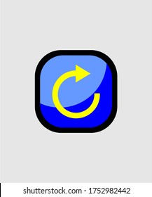 REFRESH ICON VECTOR LOGO DESIGN