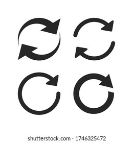 Refresh icon vector, reload, restart, update vector icon isolated vector illustration. redo symbol. arrow 