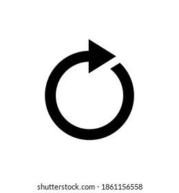 Refresh icon vector. Reload icon vector. Update icon