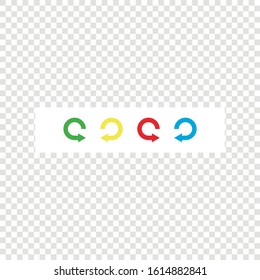 Refresh icon vector, refresh sign, reload symbol