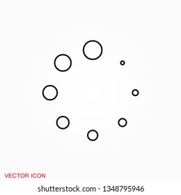Refresh icon vector sign symbol for design