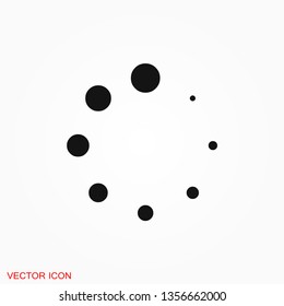 Refresh icon vector sign symbol for design