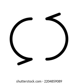 Refresh Icon Vector Symbol Design Illustration