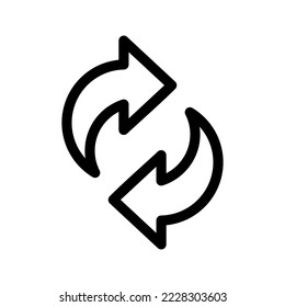 Refresh Icon Vector Symbol Design Illustration