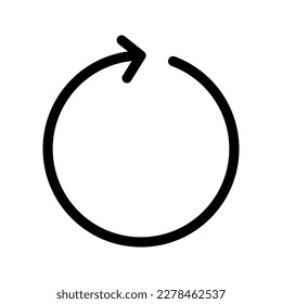Refresh Icon Vector Symbol Design Illustration