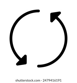 Ilustración de diseño de Vector de iconos de actualización