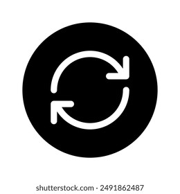 Refresh Icon Vector Symbol Design Illustration