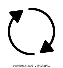 Ilustración de diseño de Vector de iconos de actualización
