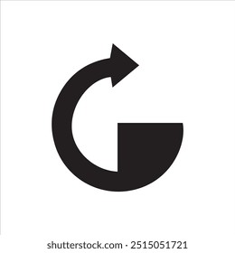 Refresh Icon Vector Symbol Design Illustration, Refresh Icon Vector Design