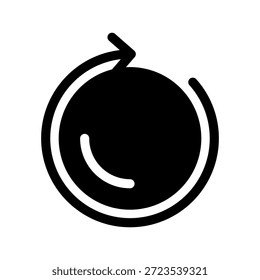 Ilustración de diseño de símbolo de Vector de icono de actualización