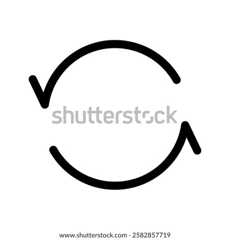 Refresh Icon Vector Symbol Design Illustration