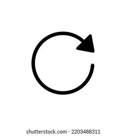 Refresh Icon Vector For Web And Mobile App. Reload Sign And Symbol. Update Icon.