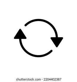 Refresh Icon Vector For Web And Mobile App. Reload Sign And Symbol. Update Icon.