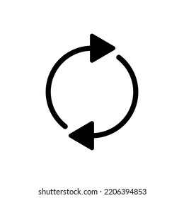 Refresh Icon Vector For Web And Mobile App. Reload Sign And Symbol. Update Icon.