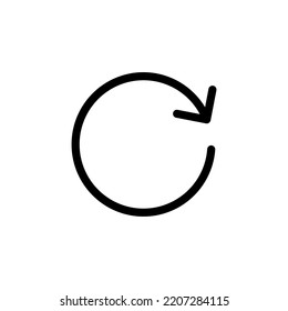 Refresh Icon Vector For Web And Mobile App. Reload Sign And Symbol. Update Icon.