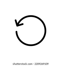 Refresh Icon Vector For Web And Mobile App. Reload Sign And Symbol. Update Icon.