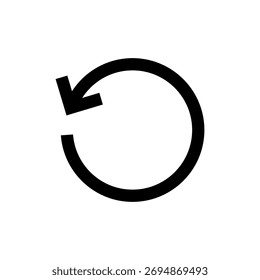 Vetor de ícone de atualização para aplicativo móvel e Web. Recarregue o sinal e o símbolo. Ícone Atualizar.