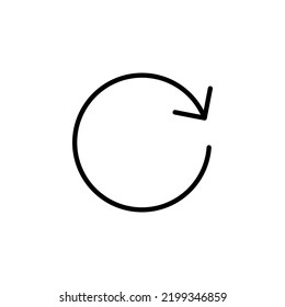Refresh icon for web and mobile app. Reload sign and symbol. Update icon.