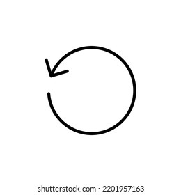 Refresh Icon For Web And Mobile App. Reload Sign And Symbol. Update Icon.