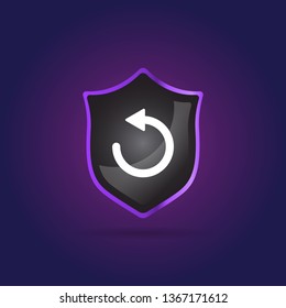 refresh icon. web sign