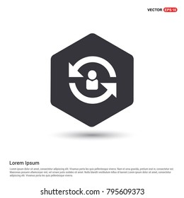 Refresh Icon White Background icon template